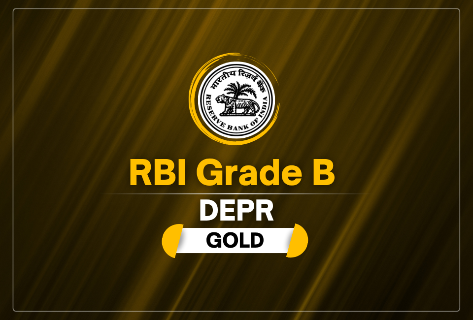 RBI Grade B DEPR (Gold)