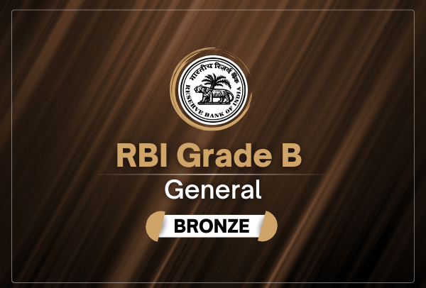 RBI Grade B General (Bronze)