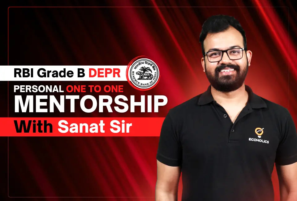 RBI DEPR Personal One to One Mentorship with Sanat Sir