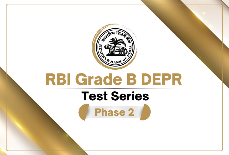 RBI Grade-B DEPR Test Series Phase 2